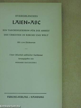 Evangelisches Laien-ABC