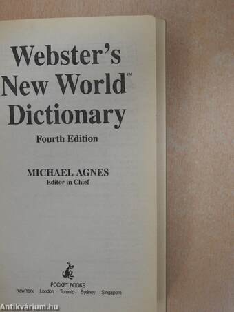 Webster's New World Dictionary