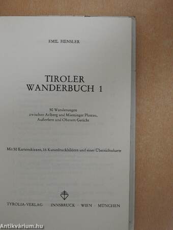 Tiroler Wanderbuch 1