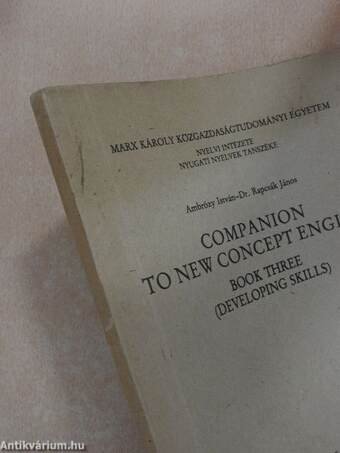 Companion to New Concept English III.