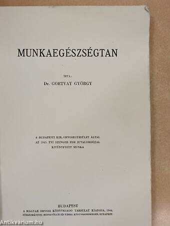 Munkaegészségtan