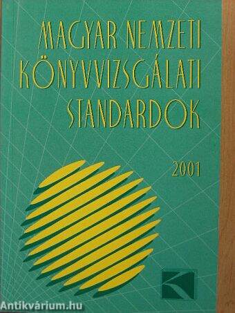 Magyar Nemzeti Könyvvizsgálati Standardok 2001