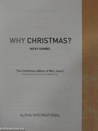 Why Christmas?