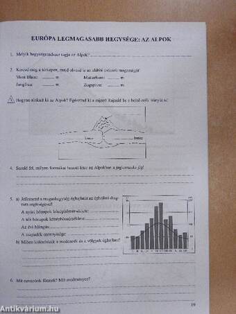 Földrajz munkafüzet 8.