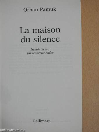 La maison du silence