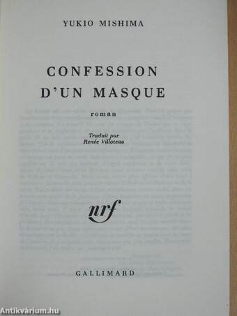 Confession d'un masque