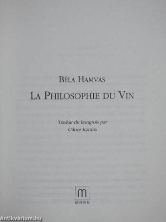 La philosophie du vin