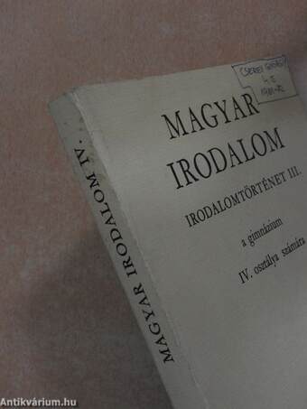 Magyar irodalom IV.