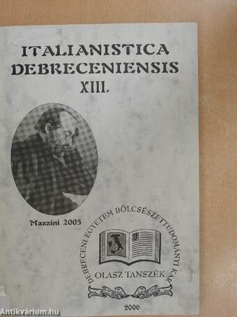 Italianistica Debreceniensis XIII. 