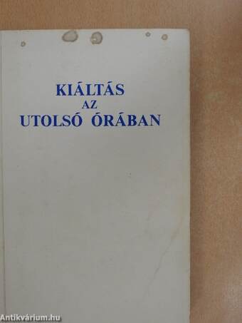 Kiáltás az utolsó órában