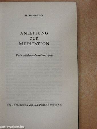 Anleitung zur Meditation