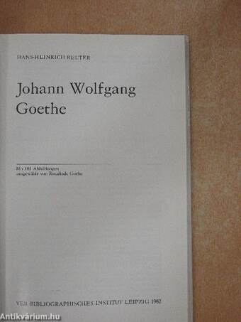 Johann Wolfgang Goethe