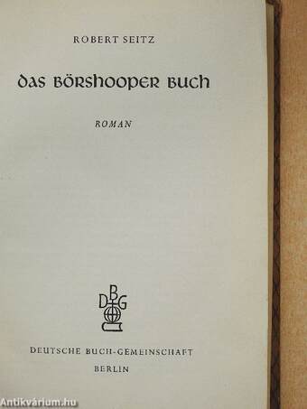 Das Börshooper Buch