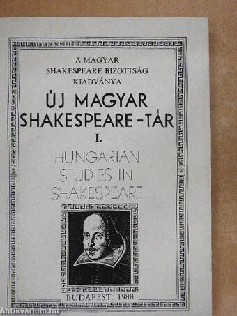 Új magyar Shakespeare-tár I.