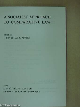 A socialist approach to comparative law