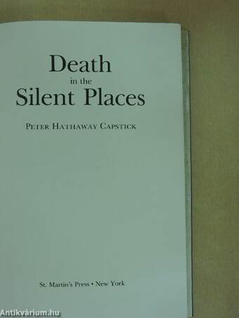 Death in the Silent Places