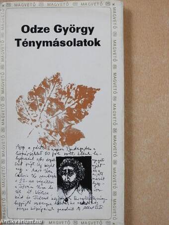 Ténymásolatok (dedikált példány)