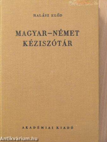 Magyar-német kéziszótár