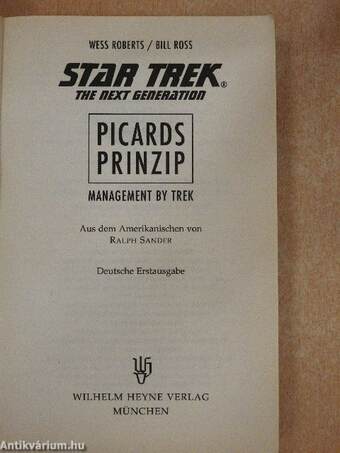 Star Trek: The Next Generation - Picards Prinzip