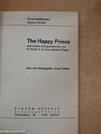 The Happy Prince und andere Kurzgeschichten