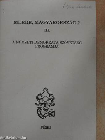 Merre, Magyarország? III.