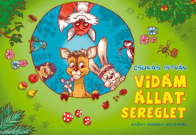 Vidám állatsereglet - KEMÉNY BORÍTÓS