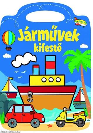 Járművek - kifestő