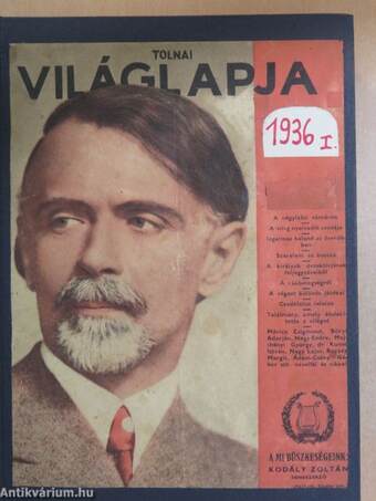 Tolnai Világlapja 1936. január-deczember I-IV. (rossz állapotú)