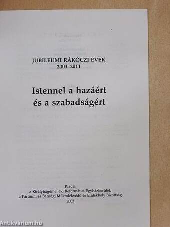 Istennel a hazáért és a szabadságért