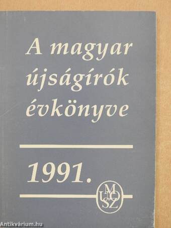 A Magyar Újságírók Évkönyve 1991