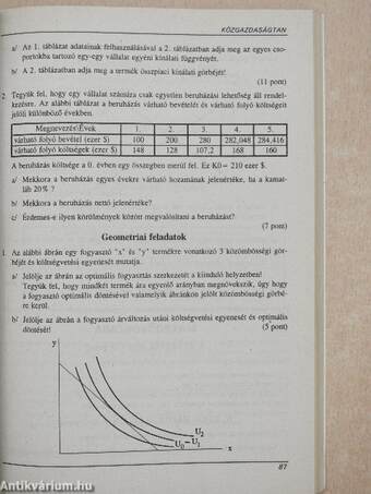 Felvételi feladatok és lehetőségek a felsőoktatási intézményekben 1994.