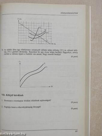 Felvételi feladatok és lehetőségek a felsőoktatási intézményekben 1991.