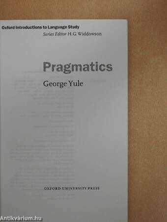 Pragmatics