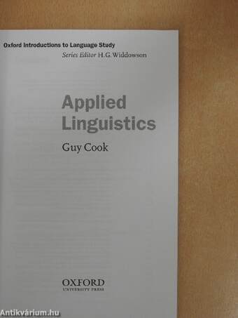 Applied Linguistics