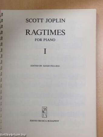 Ragtimes for piano I-II.