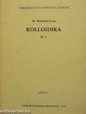 Kolloidika II/1.