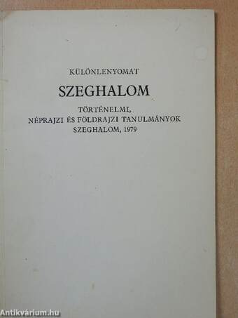 Az 1848-49-i forradalom és szabadságharc Szeghalmon (dedikált példány)