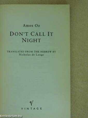 Don't Call It Night