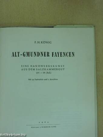 Alt-Gmundner Fayencen