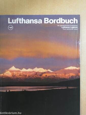 Lufthansa Bordbuch/Logbook Juli/July 1982