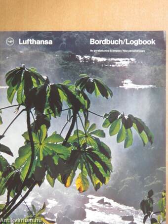 Lufthansa Bordbuch/Logbook