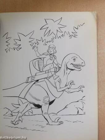 Dino Riders Paint 'N' Marker Book