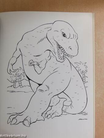 Dino Riders Paint 'N' Marker Book