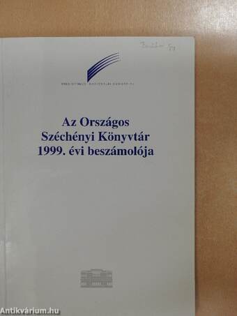 Az Országos Széchényi Könyvtár 1999. évi beszámolója