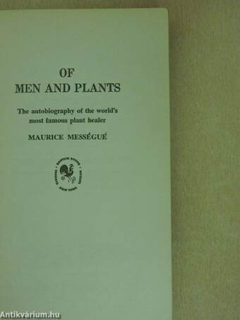 Of Men and Plants