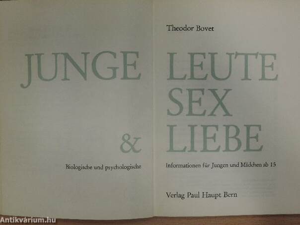 Junge Leute - Sex & Liebe