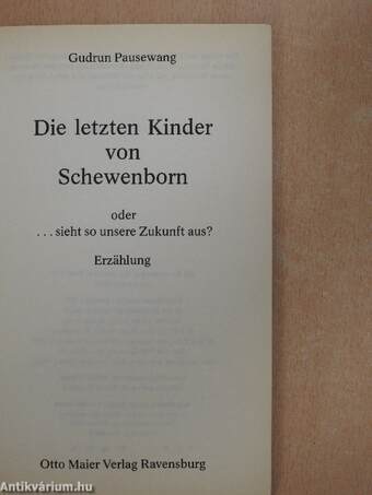 Die letzten Kinder von Schewenborn