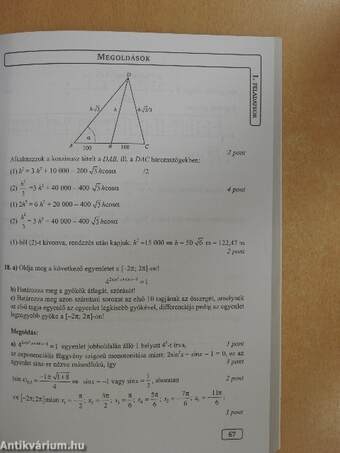 15 próbaérettségi matematikából