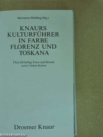 Knaurs Kulturführer in Farbe Florenz und Toskana