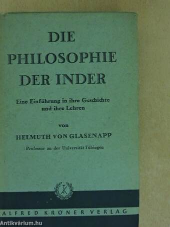 Die Philosophie der Inder 